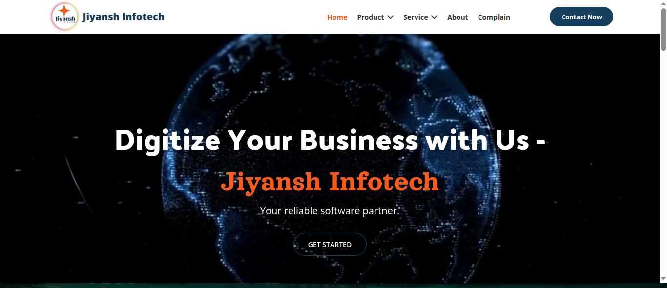 jiyanshinfotech.in website preview