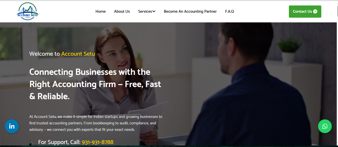 accountsetu.com website preview