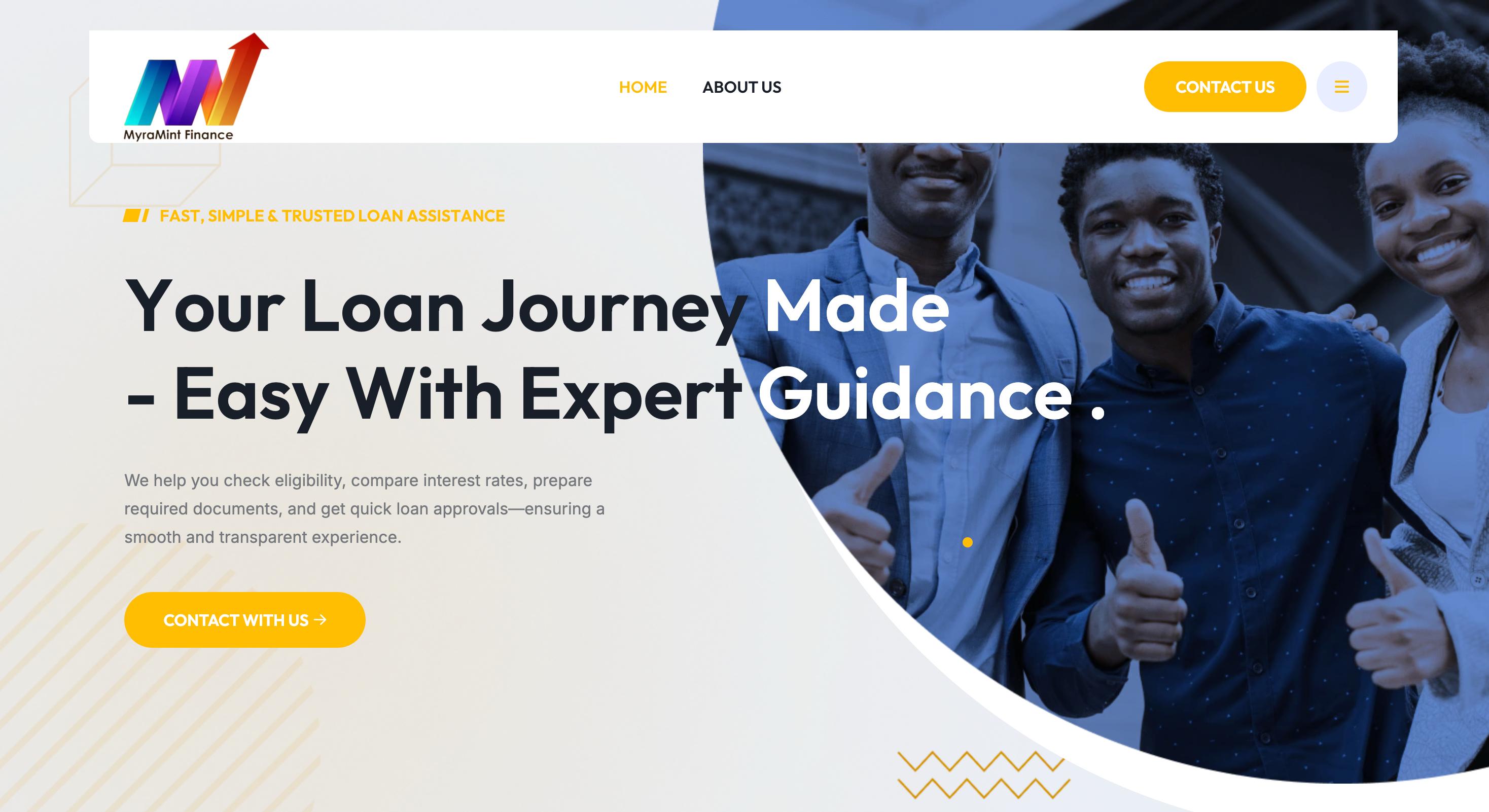 myramintfinance.com website preview