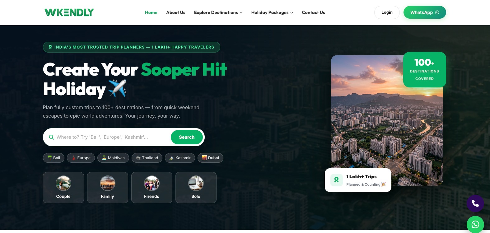wkendly.com website preview