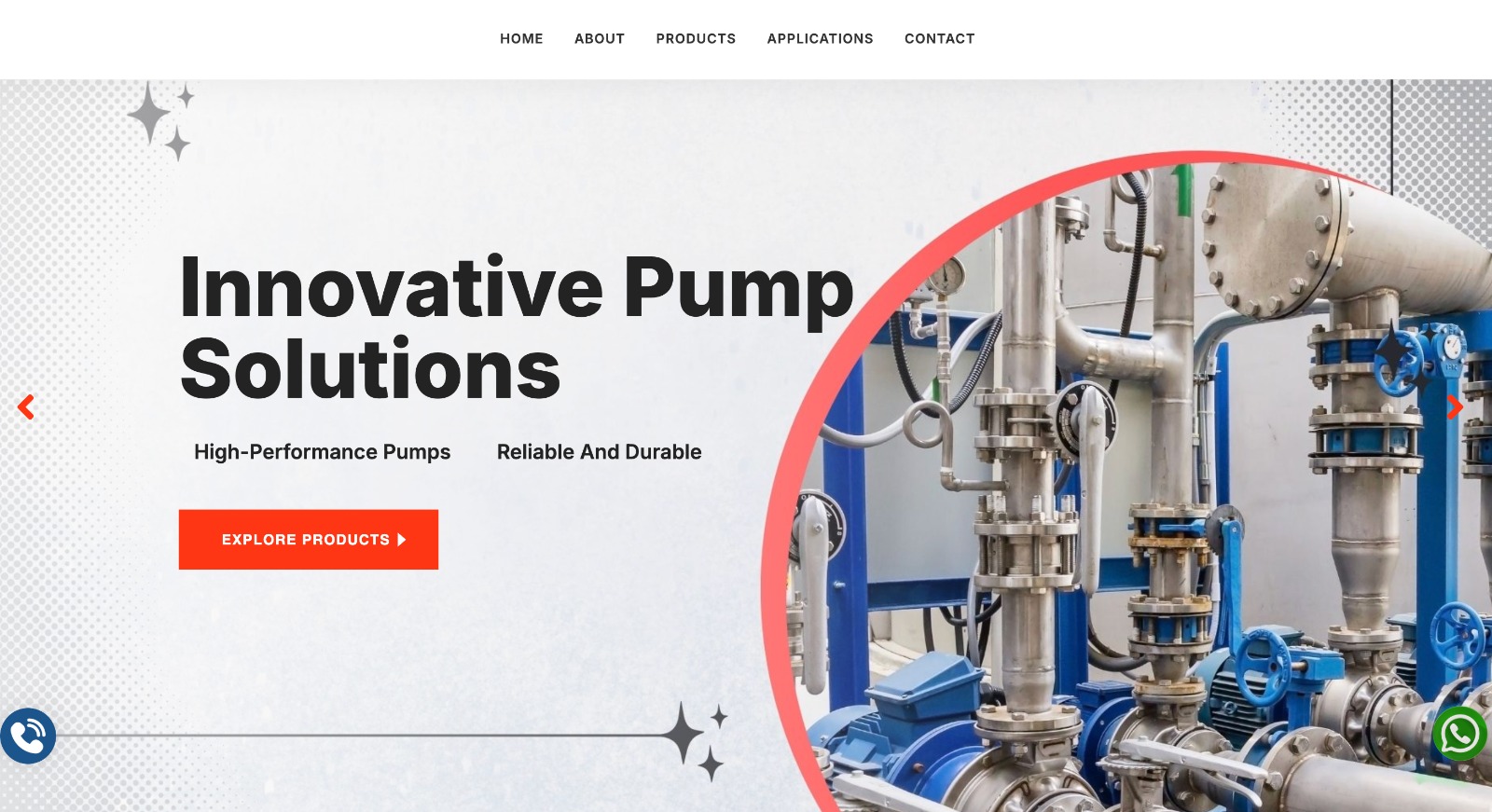 neermanpumps.com website preview