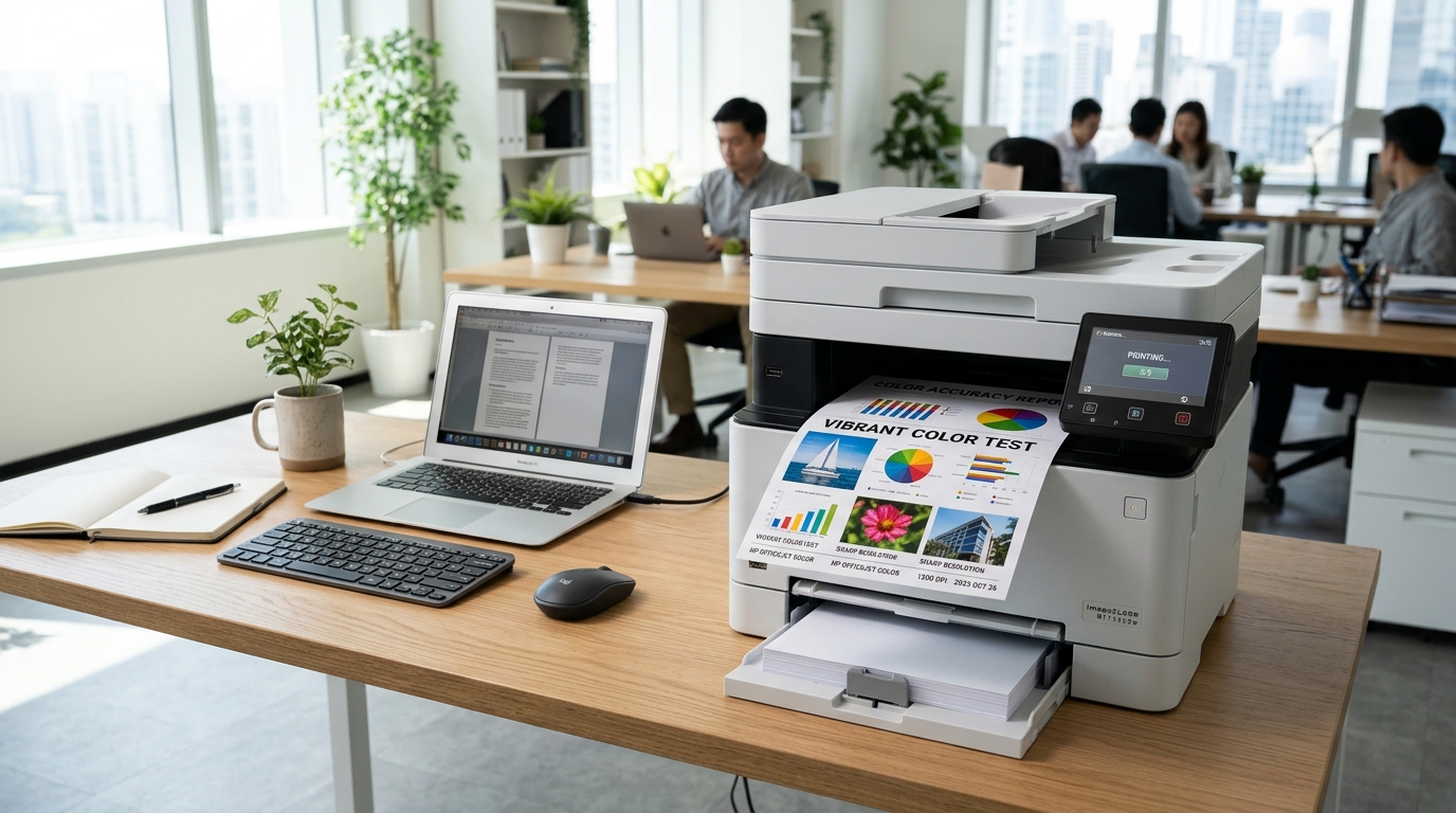 Commercial Office Printer Diagnostics and Wi-Fi Setup